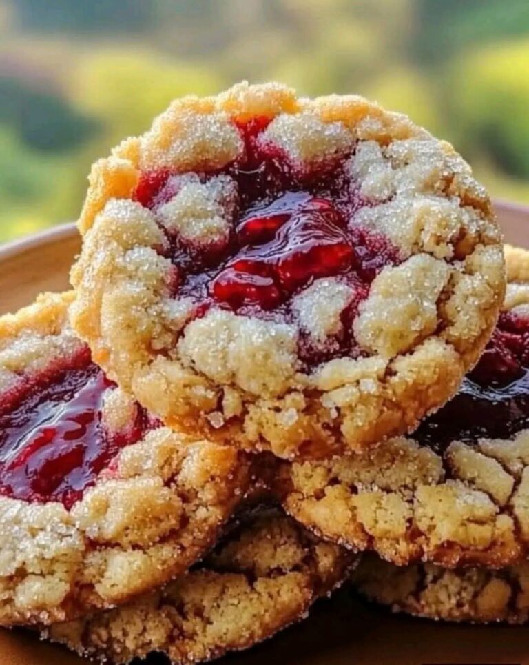 Buttery Raspberry Crumble Cookies
