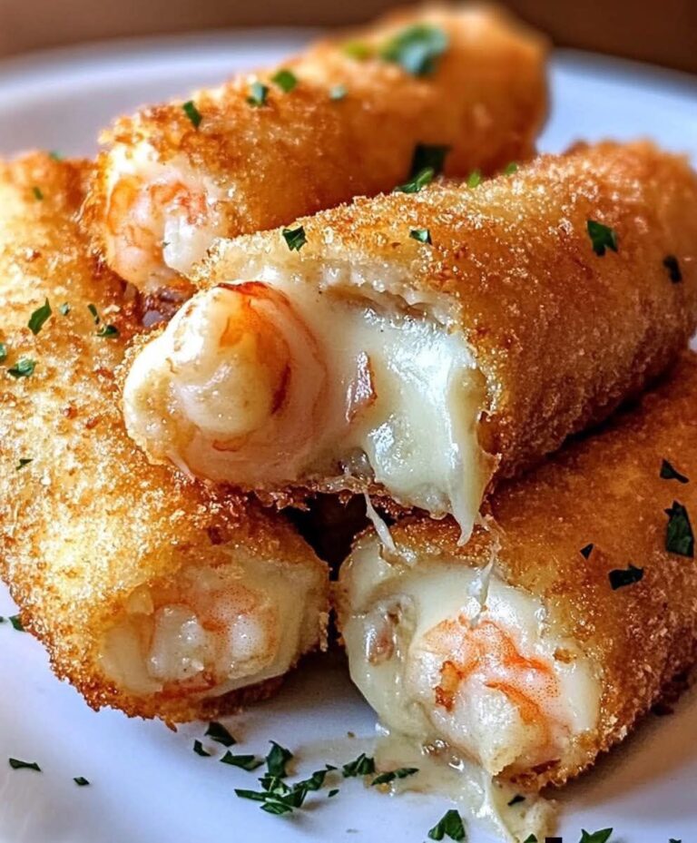 Creamy Shrimp Cheese Rolls 
