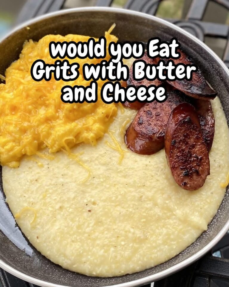 Grits with Butter and Cheese