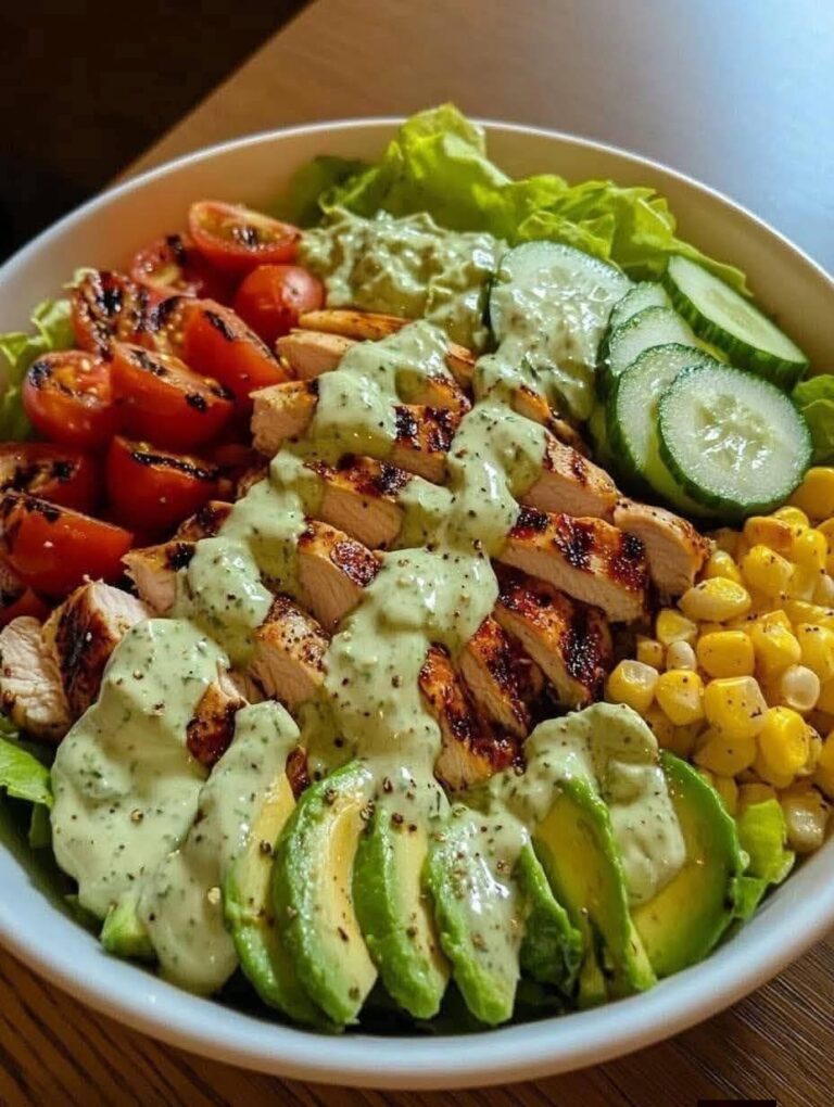 Grilled Chicken & Avocado Salad Bowl 
