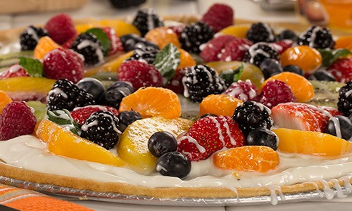 🍕✨ Tutti Frutti Dessert Pizza ✨🍕