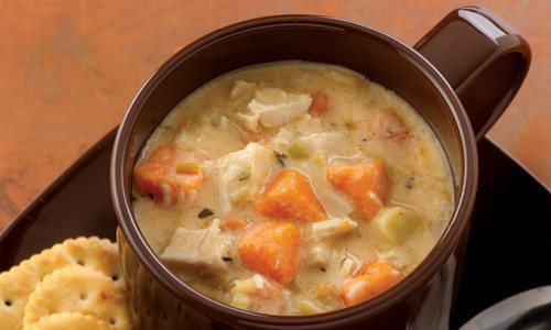 🥣🍗 Kremowa Zupa z Kurczakiem i Batatami 🍠🌿