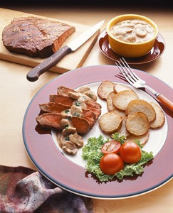 🥩✨ Stek z sosem musztardowo-ziołowym ✨🥩