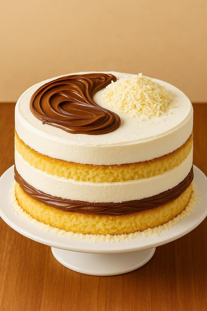 Tort czekoladowy z kremem