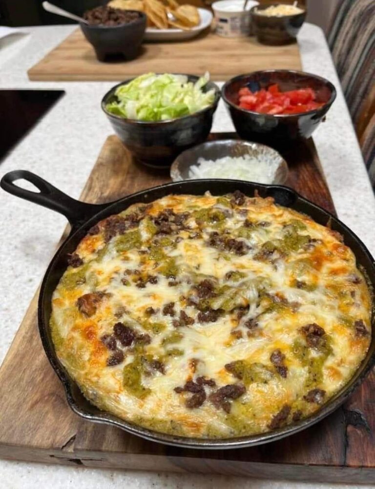 Green Chile Cast Iron Enchiladas