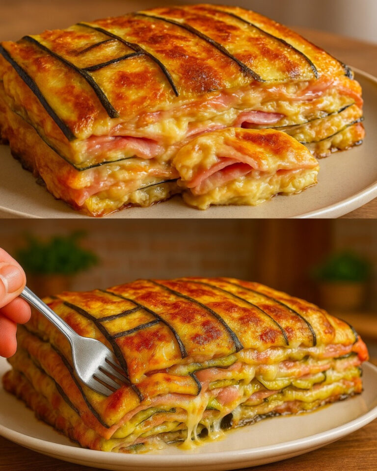 Parmigiana z białą cukinią