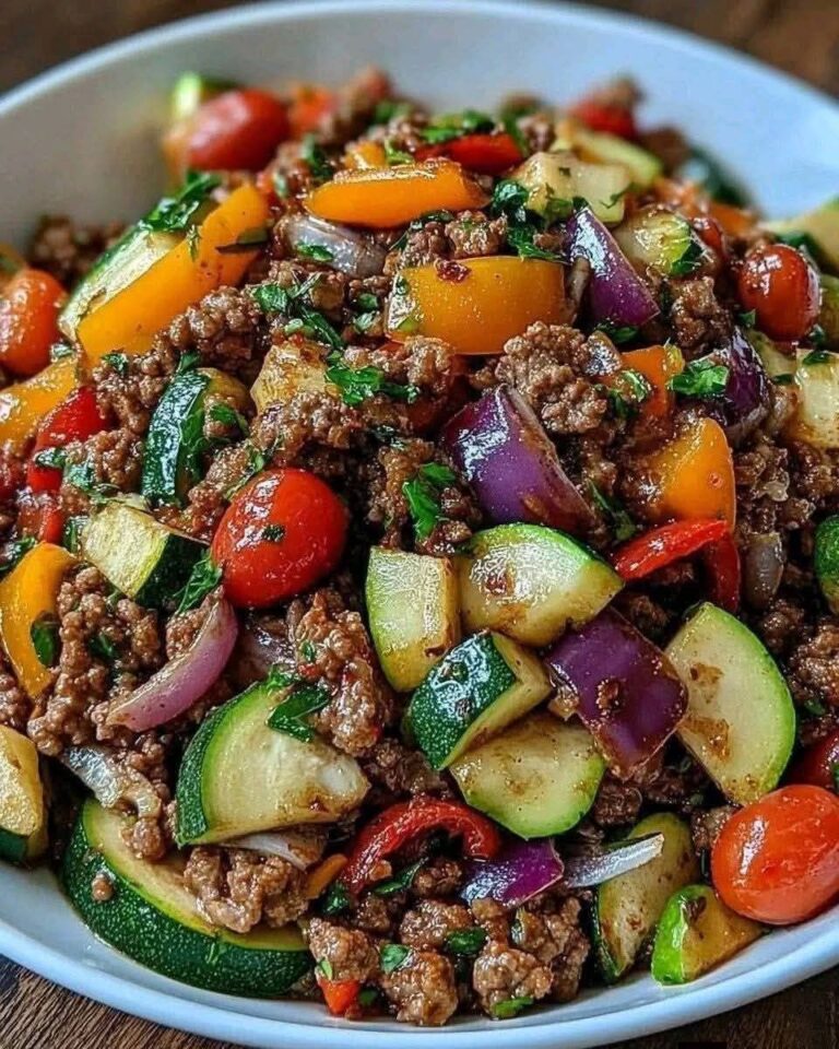Mediterranean Ground Beef Stir Fry