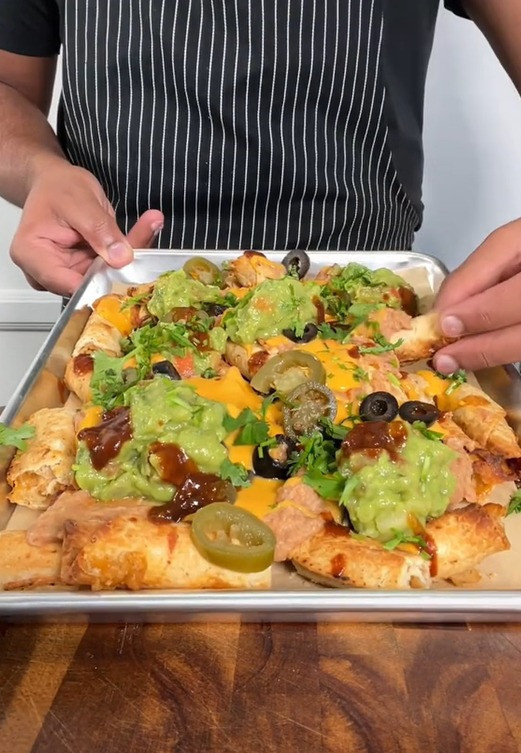🌮🔥 Taquito Sheet Pan Nachos – Ekspresowa uczta na talerzu! 🔥🌮