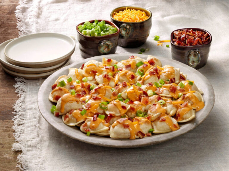 🥔✨ ŁADOWANE MINI PIEROGY FRIES – PRZEPYSZNA PRZEKĄSKA! ✨🥔