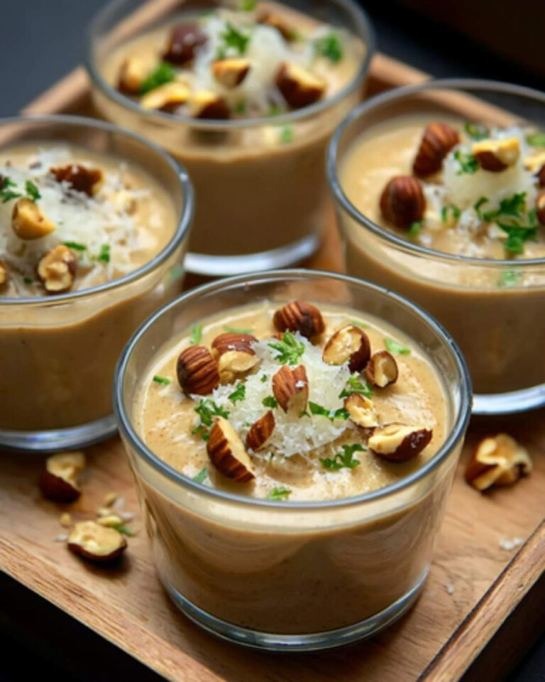 Emulsja z kasztanów, parmezanu i orzechów laskowych: kremowa i wyrafinowana rozkosz