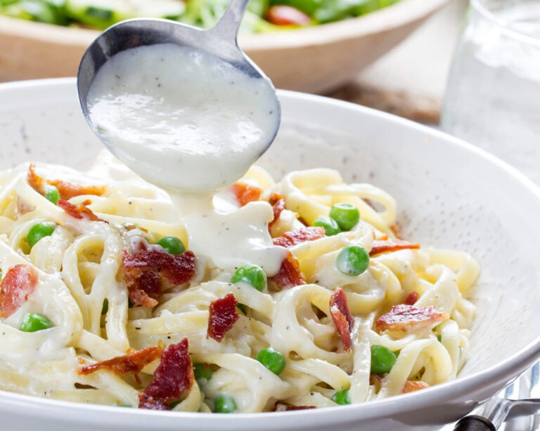 🍝 Weeknight Easy Linguine Alfredo – szybki i pyszny obiad! 😋✨