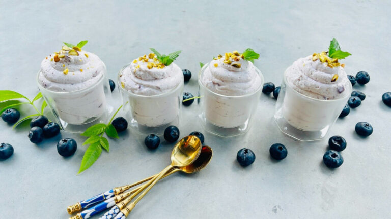 🌞🍇 Letnia Mus Jagodowy – Summer Blueberry Mousse 🍇🌞