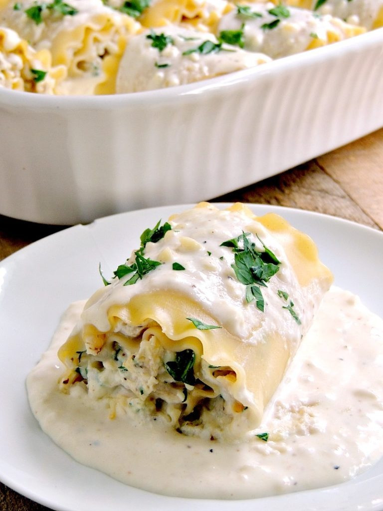 🥳🍗 Lasagna w nowej odsłonie – Chicken Alfredo Rollups! 🧀🍝