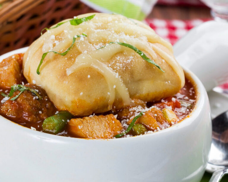 🍲 Kurczak & Klopsiki Parmesan “Stoup” 🐔🧀