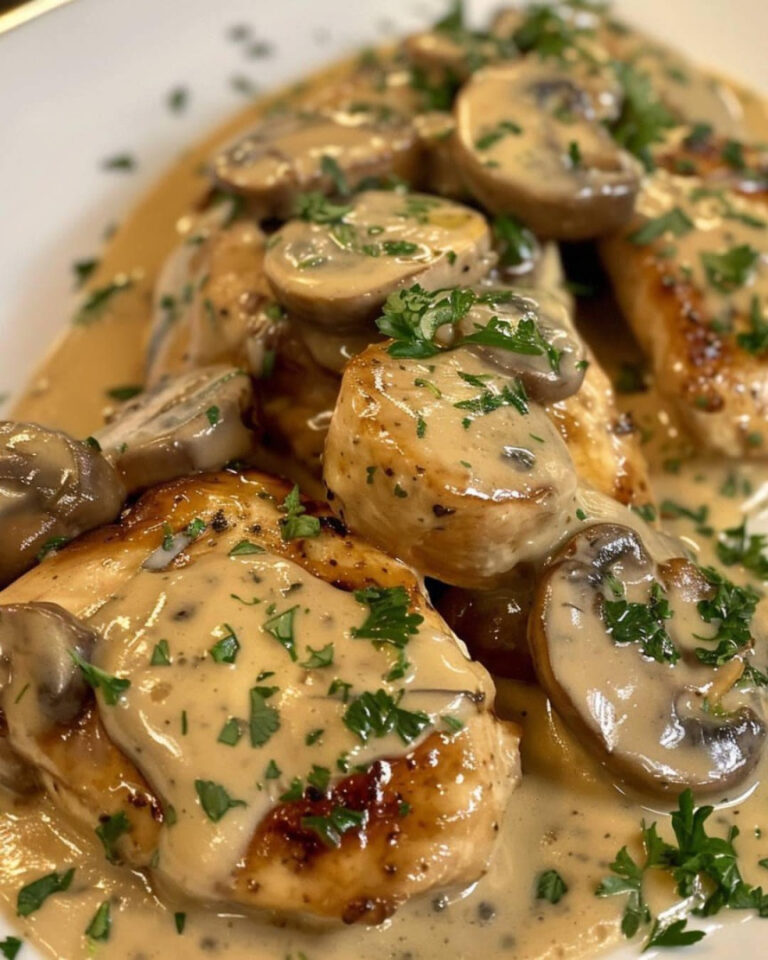 Pierś z kurczaka w sosie grzybowymArtykuł w pierwszym komentarzu