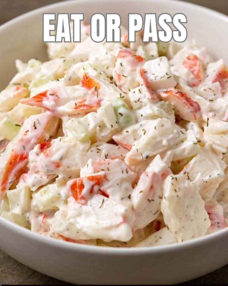 Creamy Seafood Salad with Imitation Crab