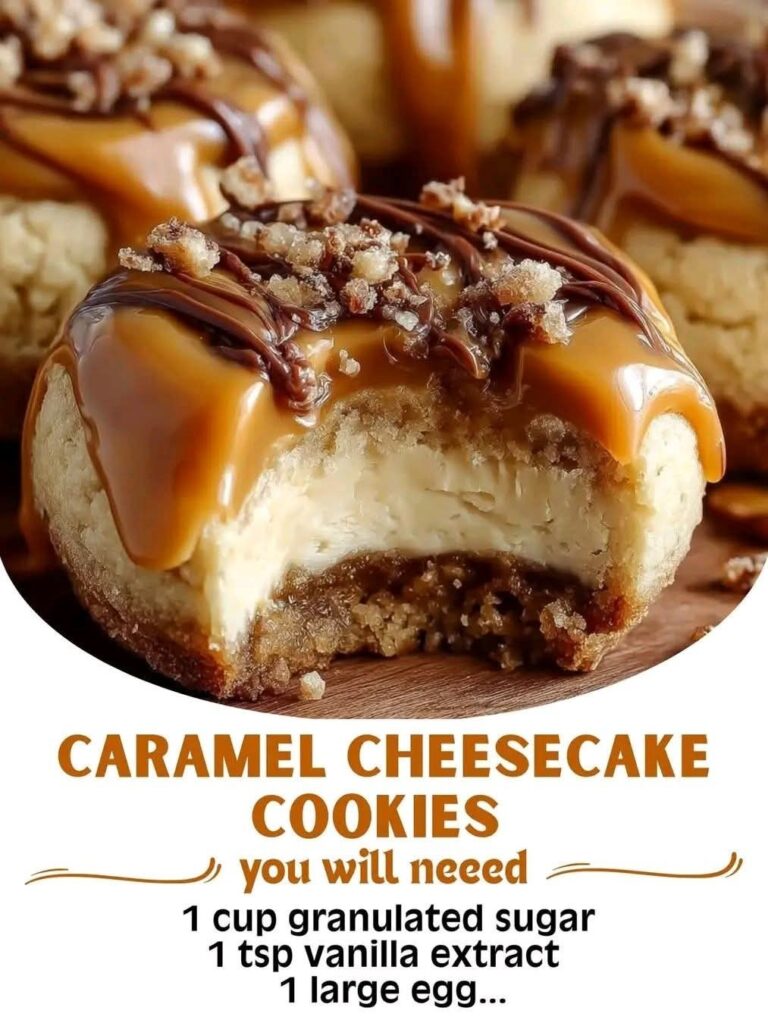 Caramel Cheesecake Cookies Soft Cheesy Decadently Sweet
