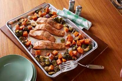 🔥 Cajun Salmon Sheet Pan Dinner 🍣🥦🥔 Szybki, pyszny i pełen aromatów – idealny obiad na każdą okazję! 😋✨