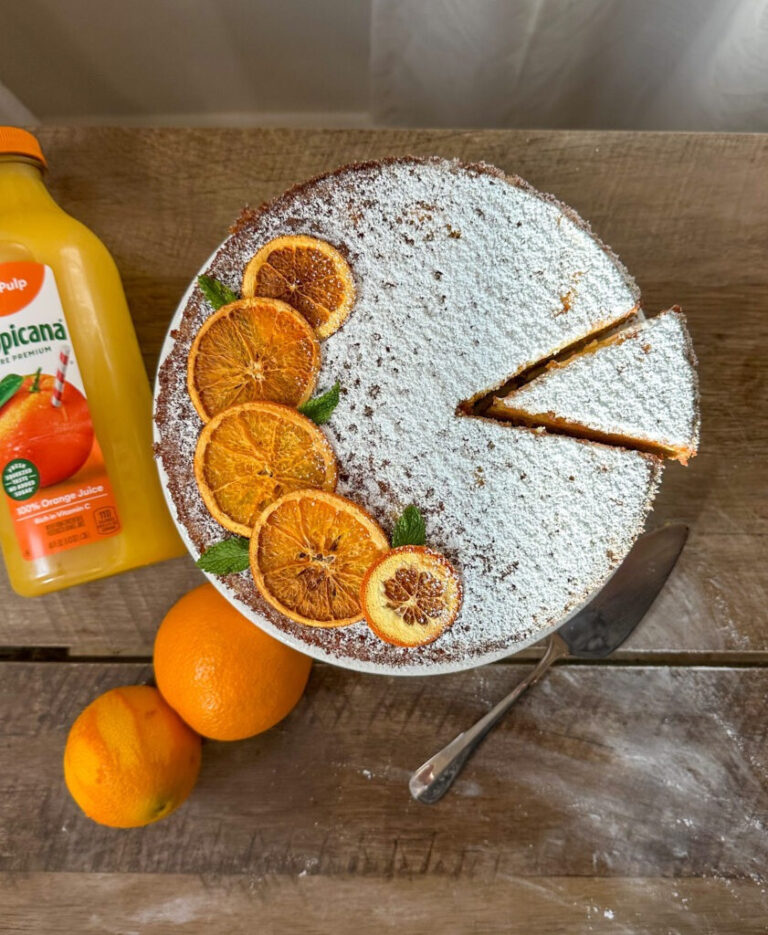 🍊 Pomarańczowe ciasto z oliwą z oliwek 🍰🌿