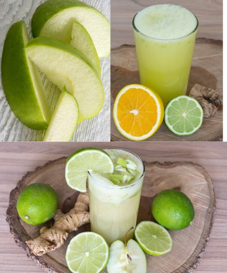 Przepis na napój przeciwstarzeniowy z cytryny i jabłka