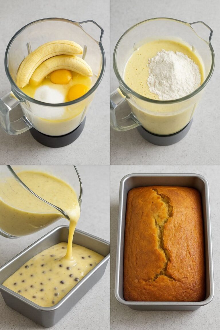 BANANA CAKE IN A BLENDER SO MOIST EASY