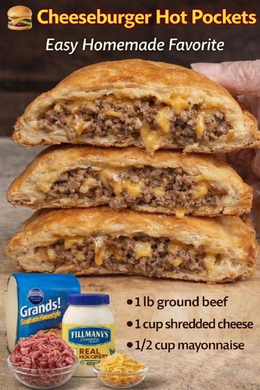 Cheeseburger Hot Pockets: The Ultimate Easy Homemade Favorite