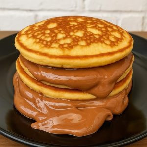 Naleśniki z gorzką czekoladą