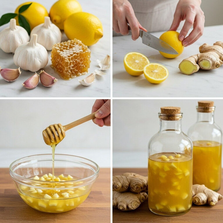 Czosnek, cytryna, miód, imbir: oto jak go przygotowaćPEŁNE INSTRUKCJE W PIERWSZYM KOMENTARZU ..