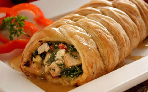 🥐 Kurczak z Feta w Cieście Francuskim – Idealna Przekąska! 🍗🧀