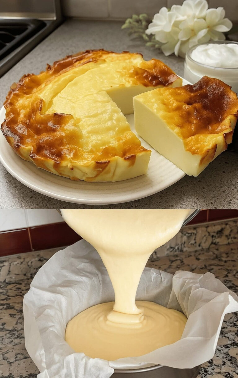 Ciasto jogurtowe z 3 składników – Bez dodatku cukru i mąki, prosty i zdrowy przepis