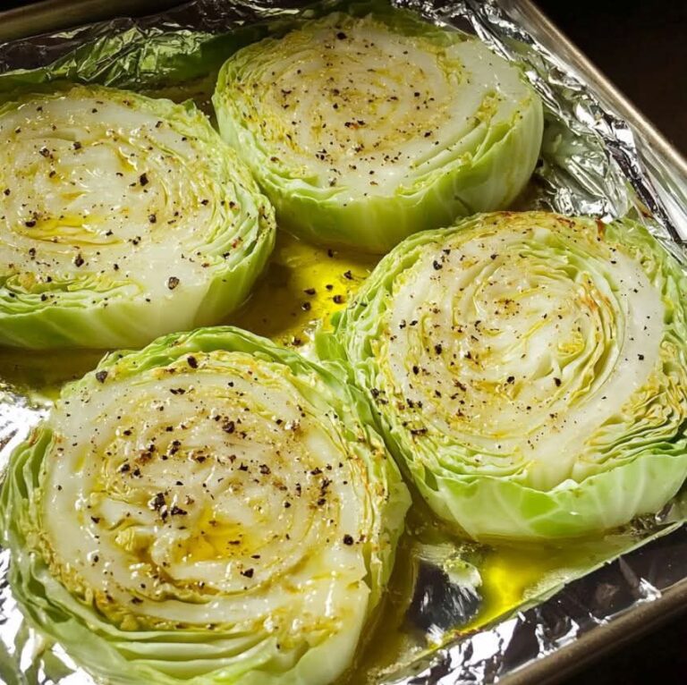 Crispy Baked Cabbage Steaks