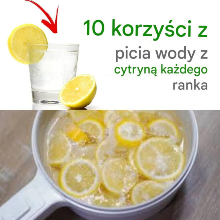 10 korzyści picia ciepłej wody z cytryną każdego ranka