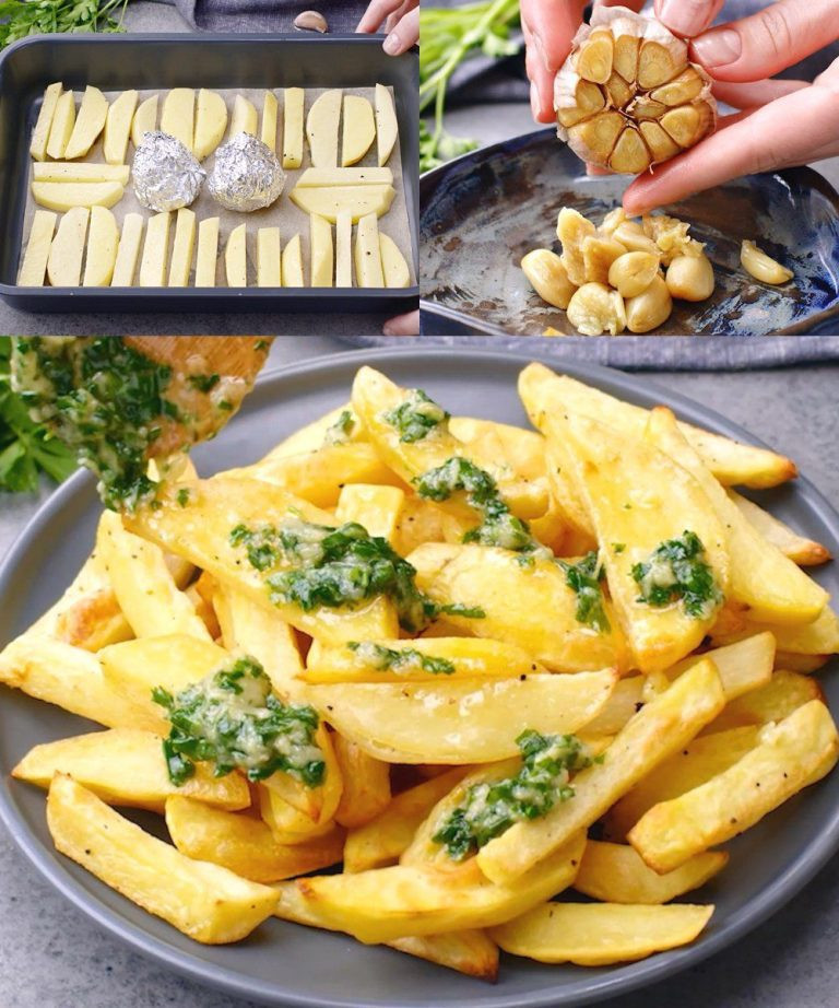 Ziemniaki z czosnkiem: idealny dodatek, gotowy w kilka minut! cały przepis w komentarzu