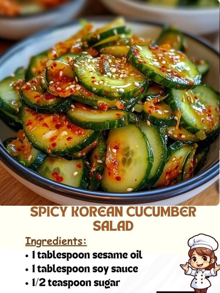 Spicy Korean Cucumber Salad