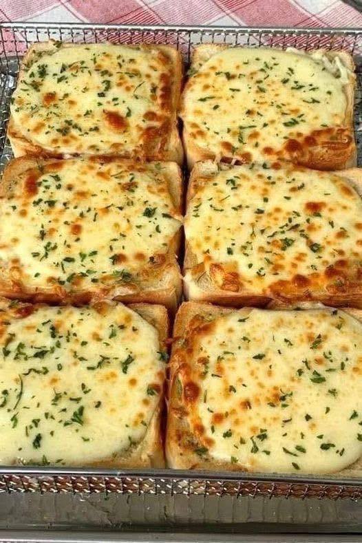 The “Keep in Touch” Cheesy Garlic Bread Toast