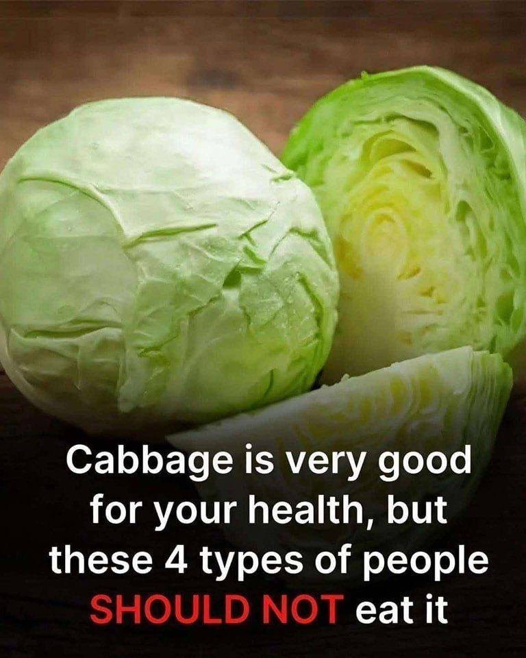 Cabbage: Healthy for Most, but These 4 Types of People Should Be Cautious
