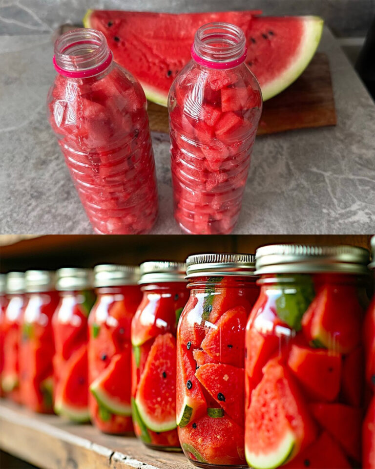 Jak zachować arbuza, aby cieszyć się nim przez cały rok – 2 proste przepisy 👇👇👇