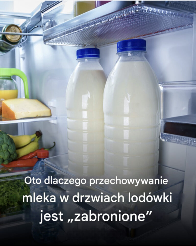 Oto dlaczego przechowywanie mleka w drzwiach lodówki jest „zabronione”