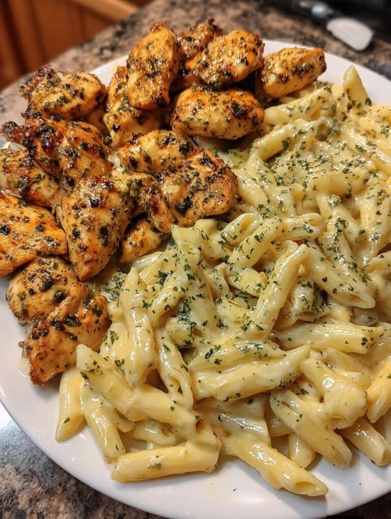 Chicken Penne in Cajun Mozzarella Garlic Butter Sauce 