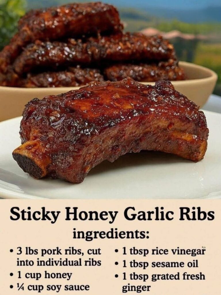 Sticky Honey Garlic Ribs: A Comfort Dish That Never Fails to Impress