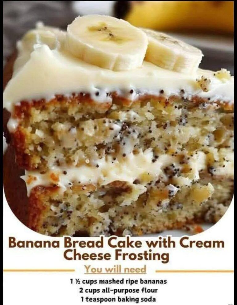 Banana Bread Cake with Cream Cheese Frosting