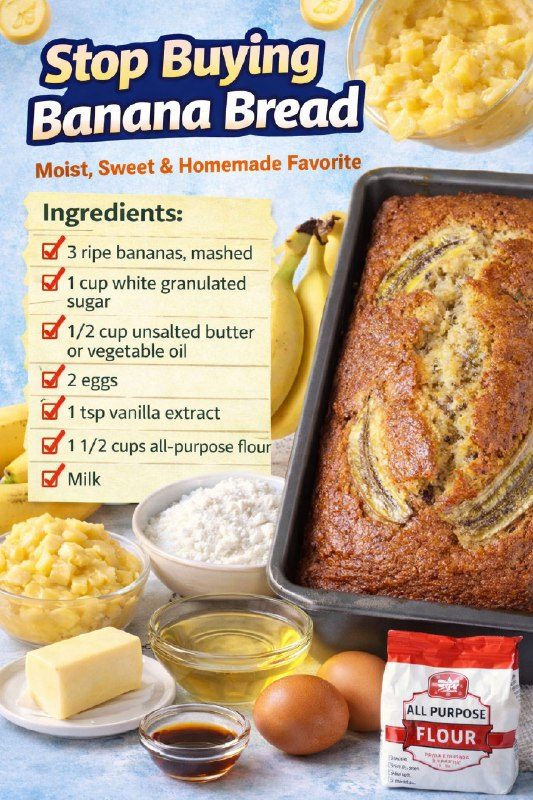 Stop Buying Banana Bread: The Ultimate Homemade Favorite