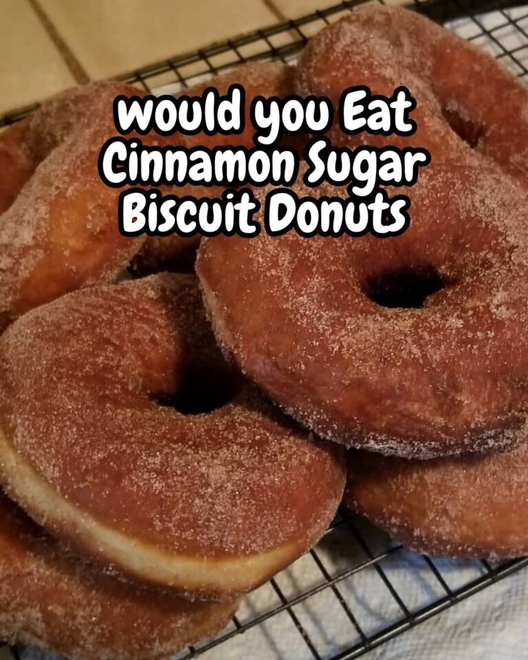Cinnamon Sugar Biscuit Donuts