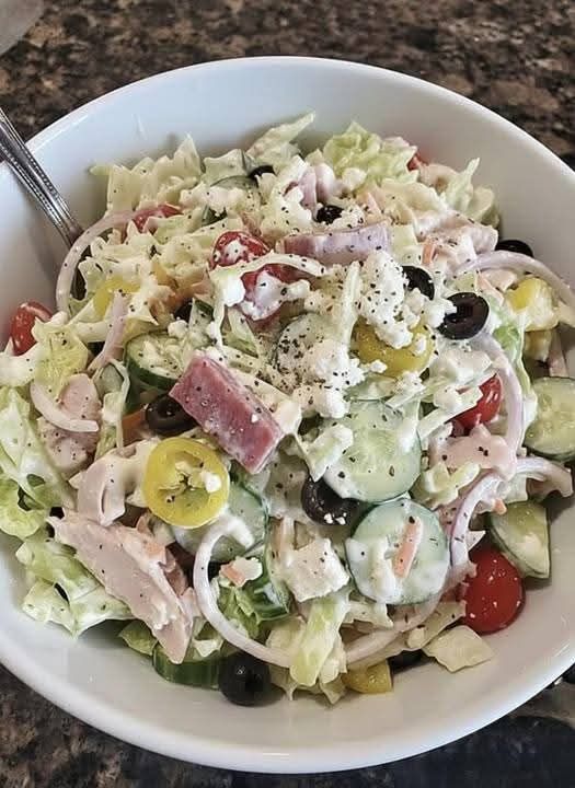 Turkey Crunch Salad (Low-Carb)