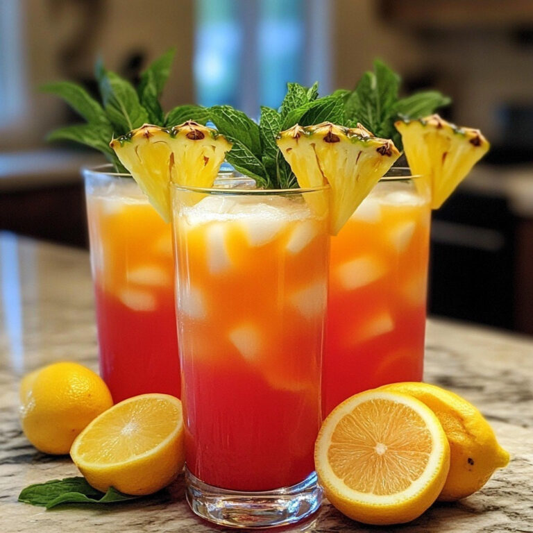 Poncz z lemoniadą tropikalną i ananasemArtykuł znajduje się w pierwszym komentarzu