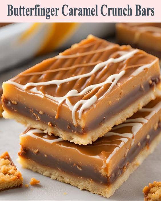 Butterfinger Caramel Crunch Bars