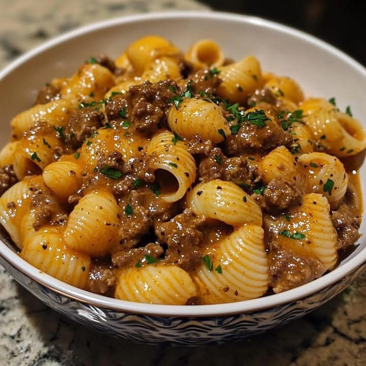 Muszle z sosem z mielonej wołowiny 👇👇👇