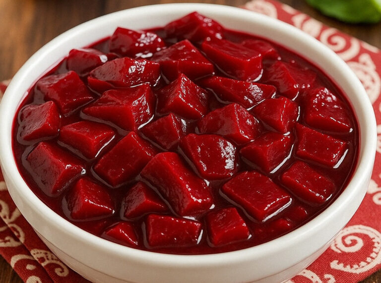 Pyszny sok z buraków i cytryny oczyszcza jelito grube i pomaga w utracie wagi.