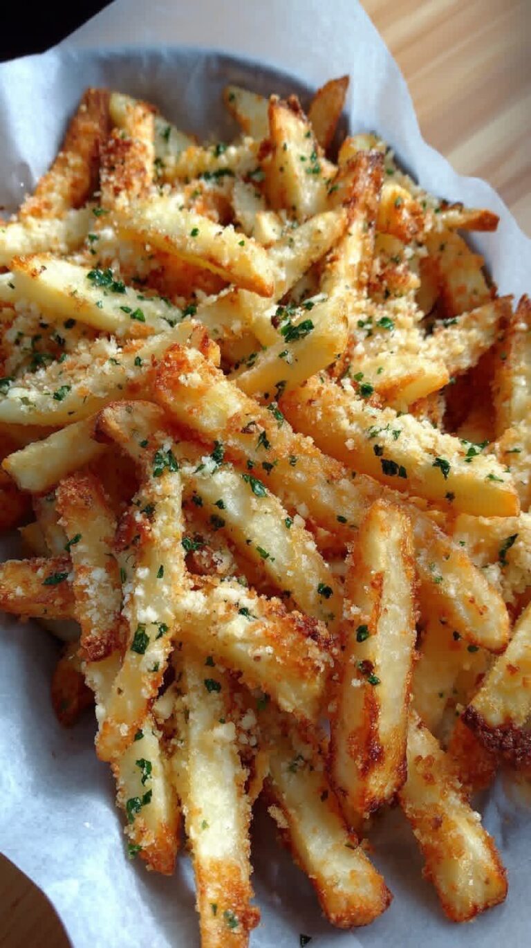 Baked Garlic Parmesan Fries
