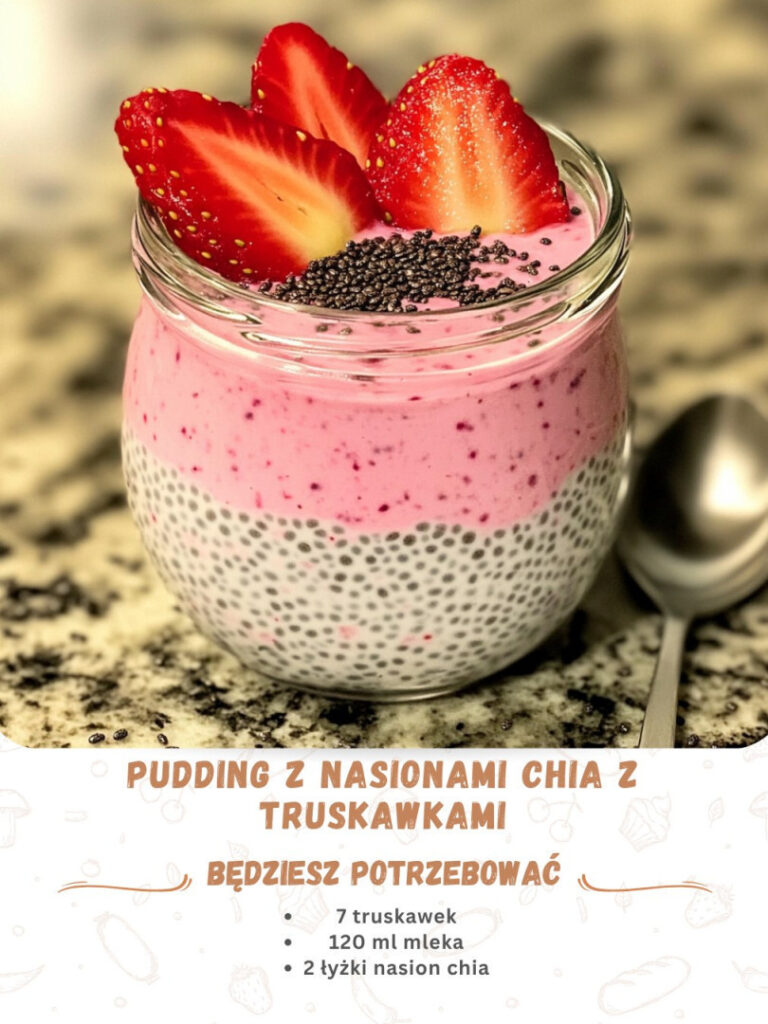 PUDDING Z NASIONAMI CHIA Z TRUSKAWKAMI Zdrowa i pyszna przekąska! SKŁADNIKI: 7 truskawek (4 do bazy, 3 do dekoracji) 120 ml mleka ¼ łyżeczki ekstraktu waniliowego ½ łyżeczki syropu klonowego (opcjonalnie) 2 łyżki nasion chia Cały artykuł w K.o.m.m.e.n.t.a.r 😍👇👇